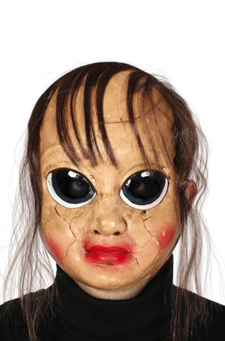 BROKEN DOLL WITH HAIR MASK PVC - PartyExperts