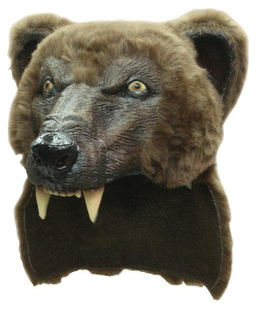 Brown Bear Helmet.