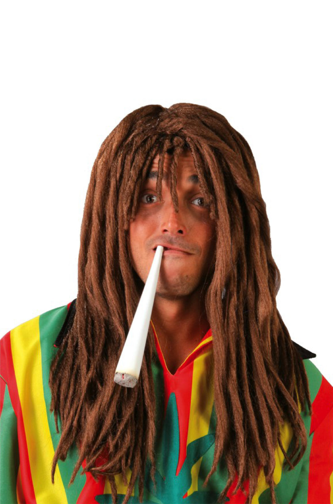 Brown Rasta Wig.