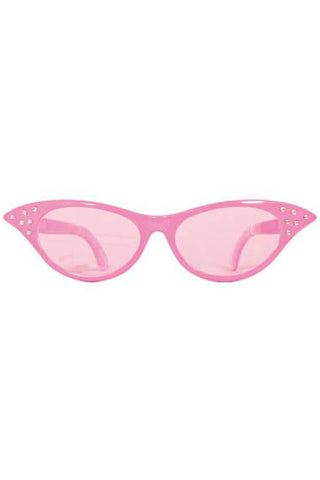 Butterfly Glasses XXL Pink with Diamond Frame - PartyExperts