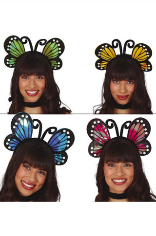 BUTTERFLY TIARA ASSORTED - PartyExperts