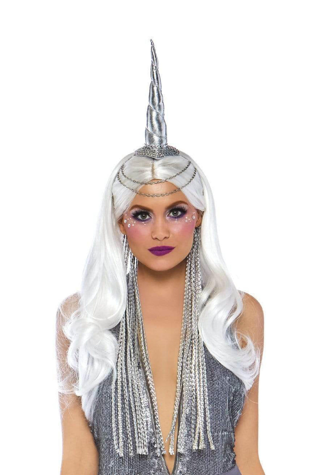 Celestial Unicorn Headband with Chain Accent - PartyExperts