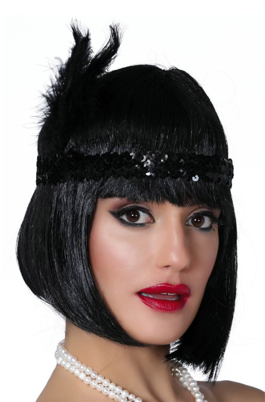 Charleston Headband Black - PartyExperts