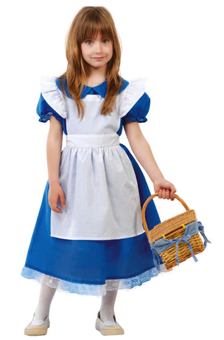 Child Blue Little Girl Costume.