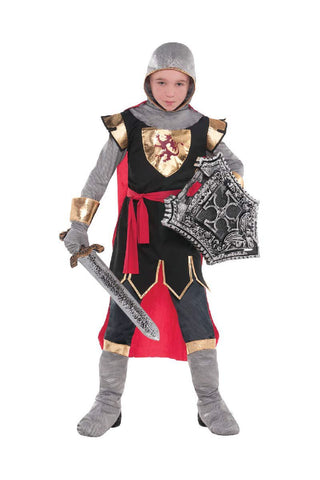 Child Brave Crusader Warrior Costume - PartyExperts