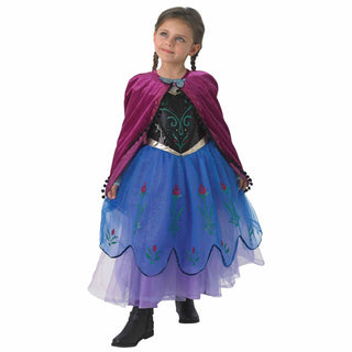 Child Disney Anna Premium Costume - PartyExperts