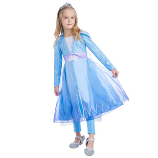 Child Elsa Frozen II Deluxe Costume - PartyExperts