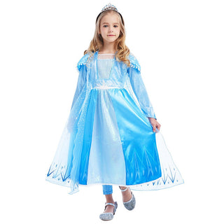Child Elsa Frozen II Prestige Costume - PartyExperts