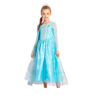 Child Elsa Prestige Dress Costume - PartyExperts