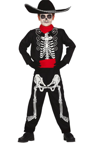 Child Mariachi Skeleton Costume.