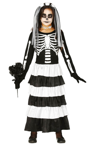 Child Skeleton Girlfriend Costume.