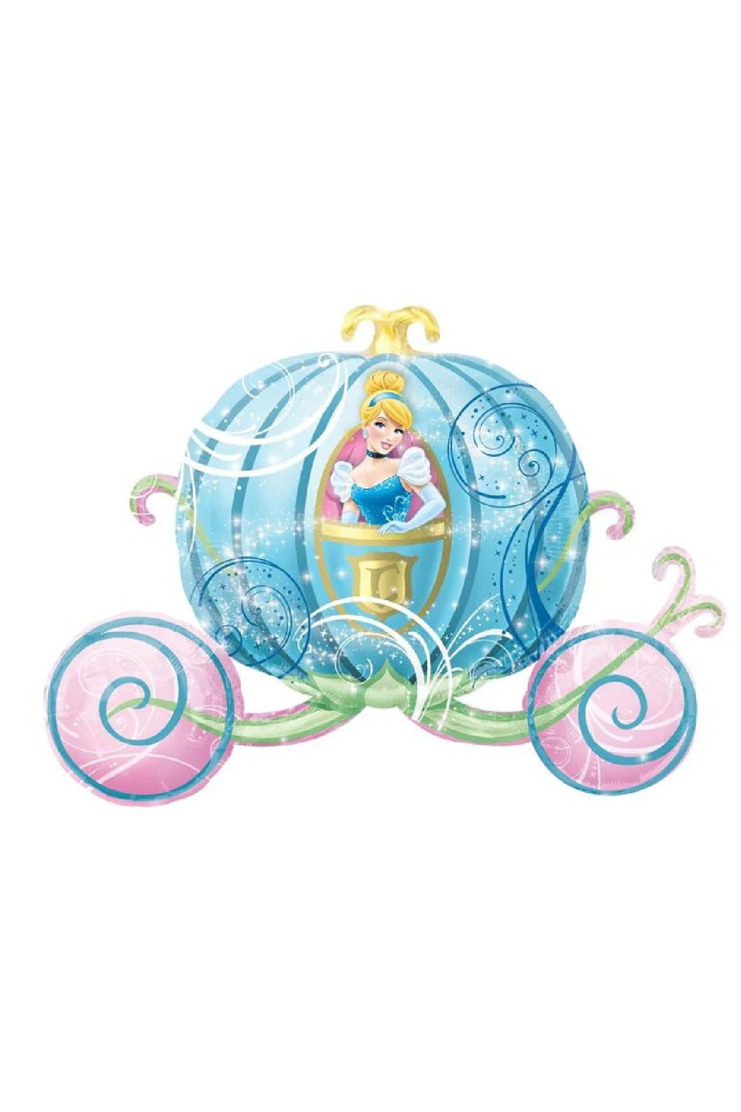 Cinderella 28in SuperShape STROLLER BALLOON - PartyExperts