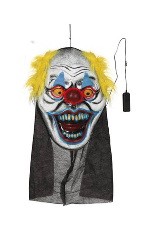Clown Head with Multifunctional Light Hanging Decoration.