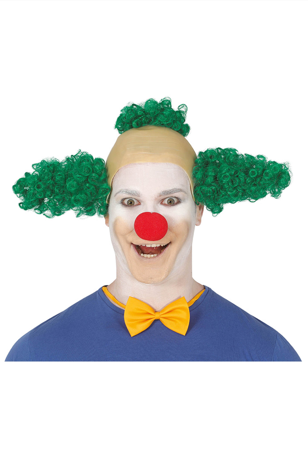 CLOWN WIG/BALD PATCH GREEN - PartyExperts