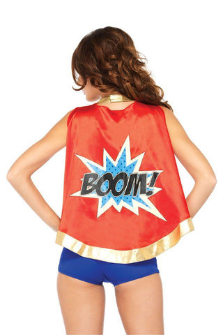 Comic Book Girl Wonder Woman Costume - PartyExperts