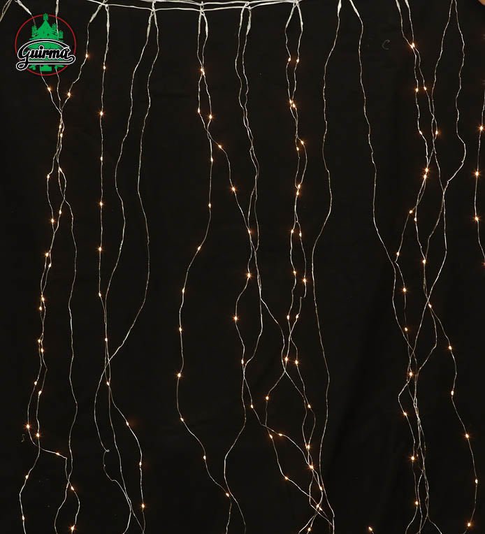 Curtain Strings 300 White LED Light - PartyExperts