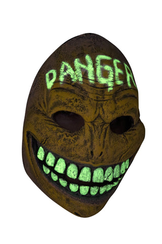 Danger Smiley Glow in the Dark Mask - PartyExperts