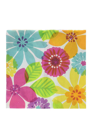 Day in Paradise Party Luncheon Napkins, 9", 16 Pieces - PartyExperts