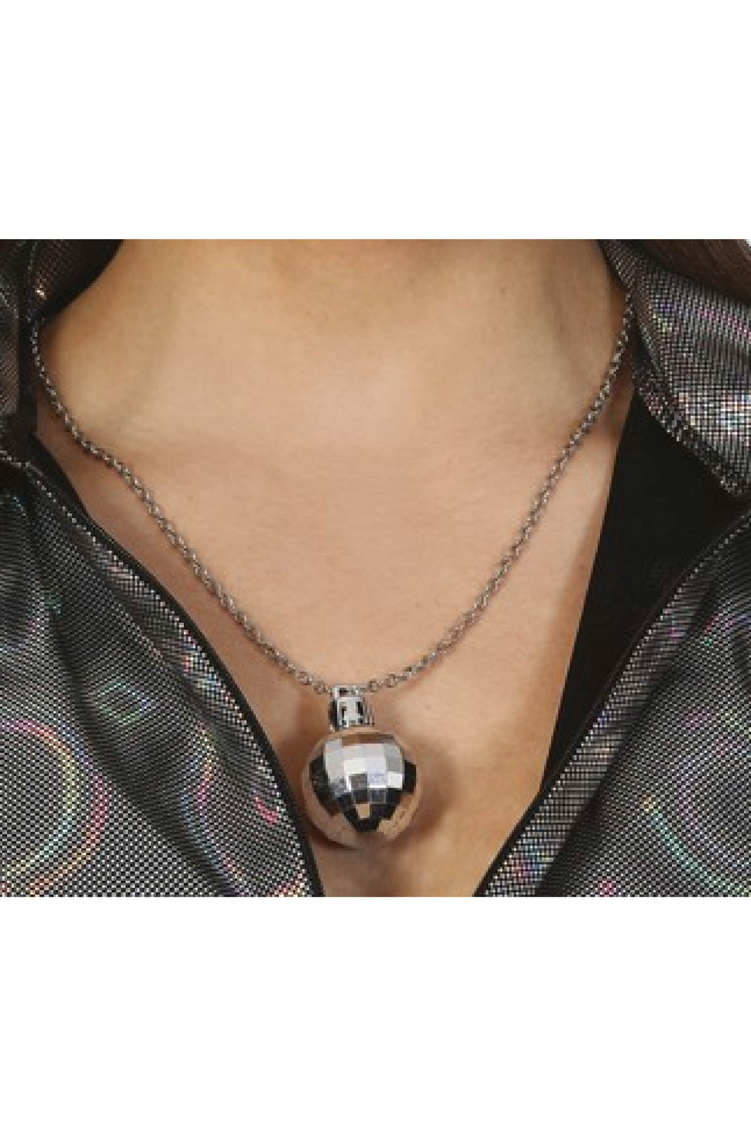 DISCO BALL NECKLACE '70s - PartyExperts