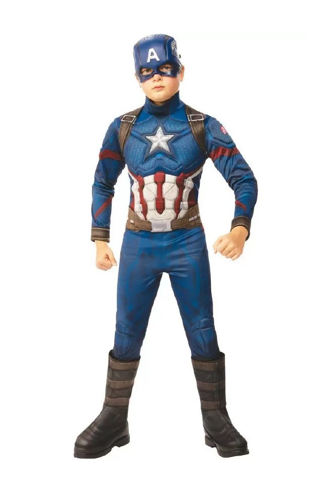 DLX CAPTAIN AMERICA CORE (Med) - PartyExperts