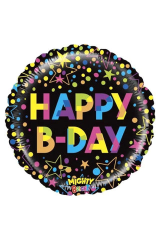 Dotted Birthday Balloon 21 Inch - PartyExperts