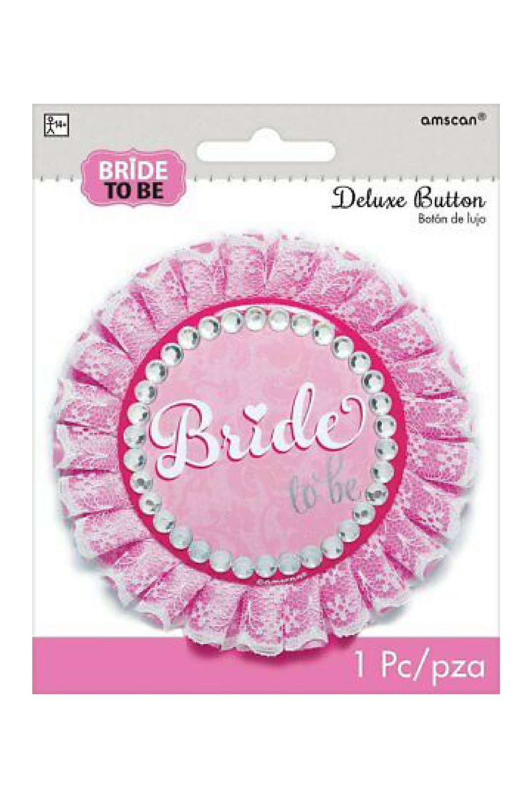 Elegant Bride Deluxe Button - PartyExperts