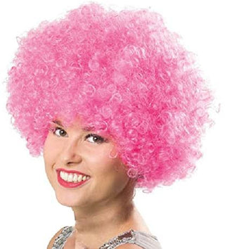 EXTRA PINK AFRO WIG(check for it ) - PartyExperts