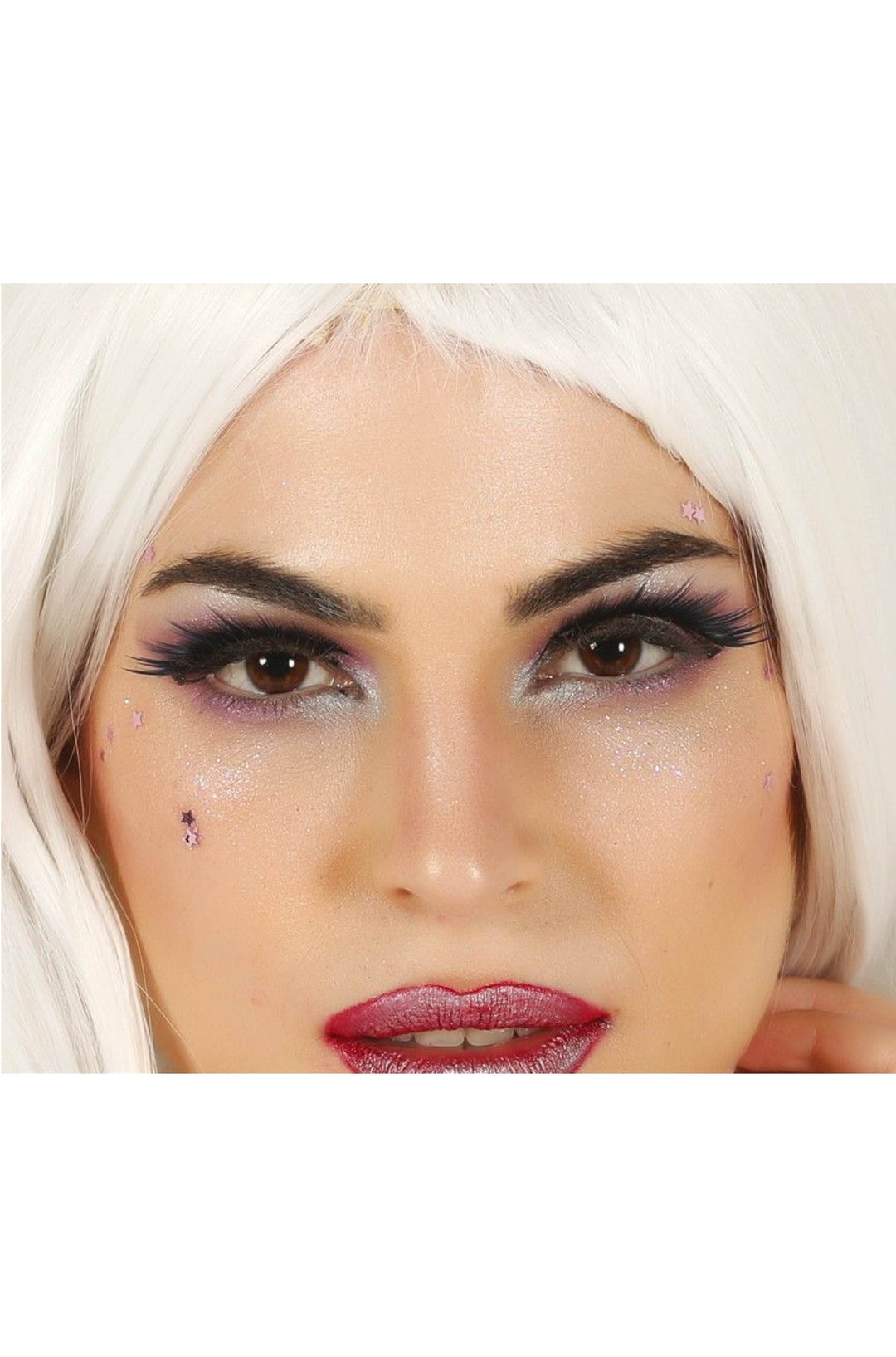 Black Eyelashes with Adhesive.