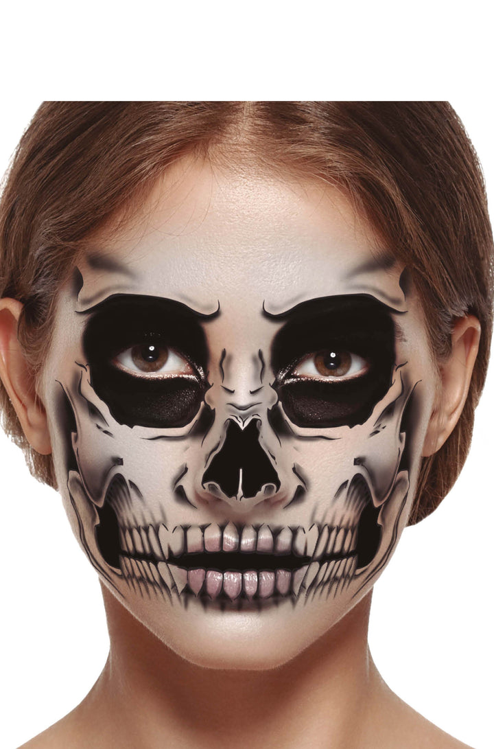 FACE SKELETON TATTOO - PartyExperts