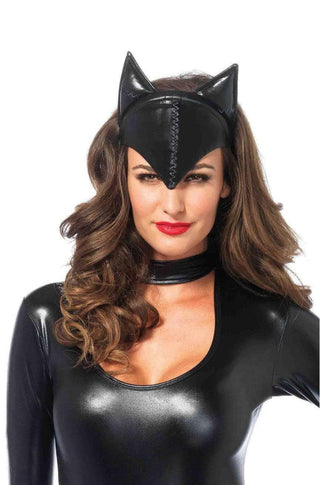 Feline Femme Fatale Costume Mask - PartyExperts