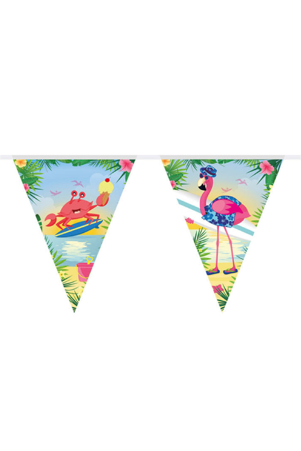 Flamingo Bunting Garland - PartyExperts