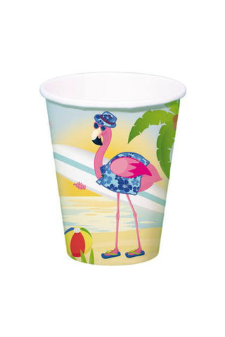 Flamingo Disposable Cups - PartyExperts