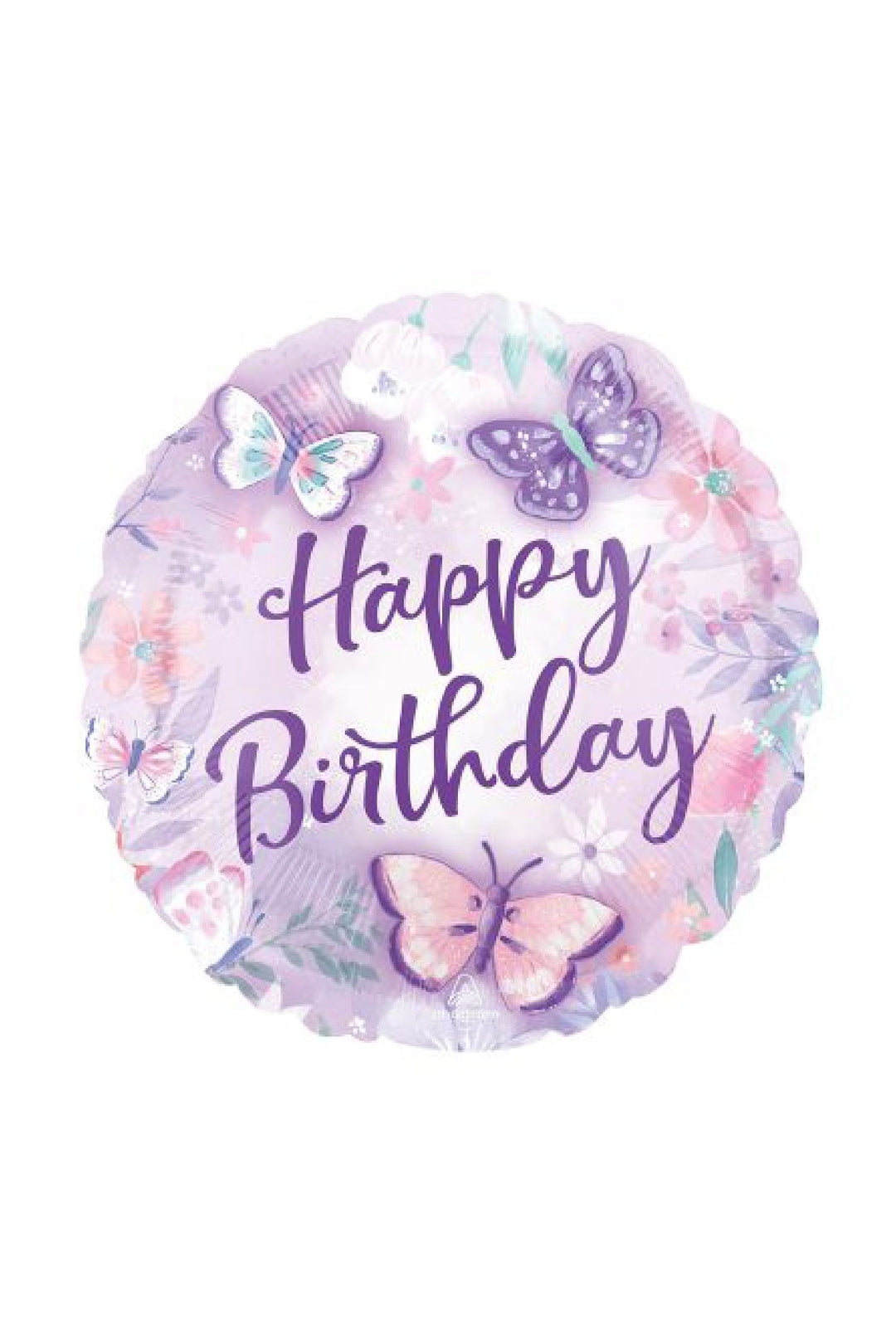 FLUTTER HAPPY BIRTHDAY FOIL BALLOON 18INCH - PartyExperts