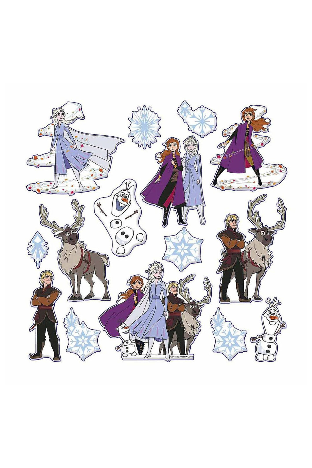 Frozen II Puffy Stickers - PartyExperts