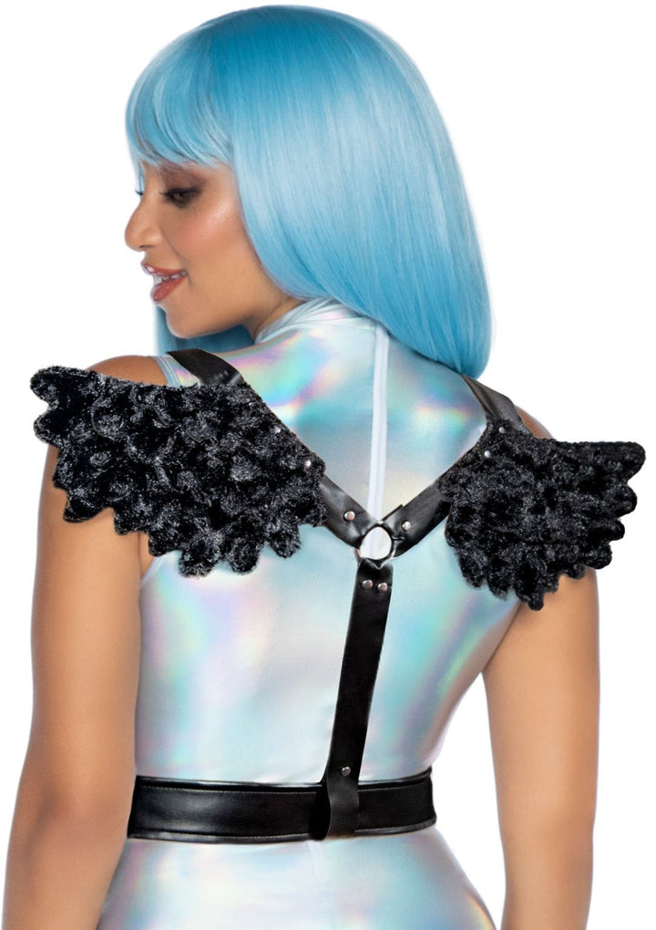 Furry Angel Wing Body Harness.