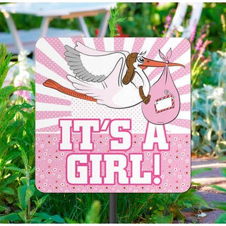 Garden Sign Birth of a Girl - PartyExperts