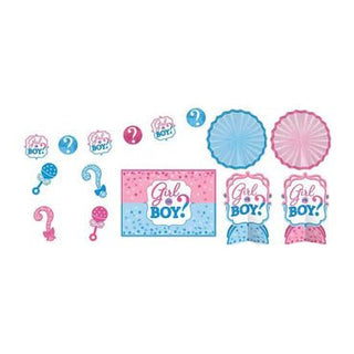 Girl Or Boy? Room Decorating Kit - PartyExperts
