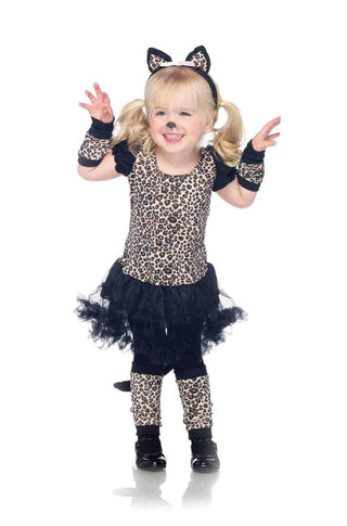 Girl's Pretty Little Leopard Costume - PartyExperts