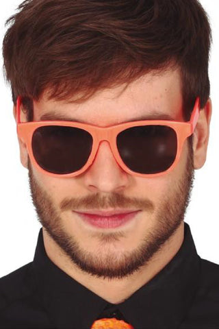 Glasses Neon Orange - PartyExperts