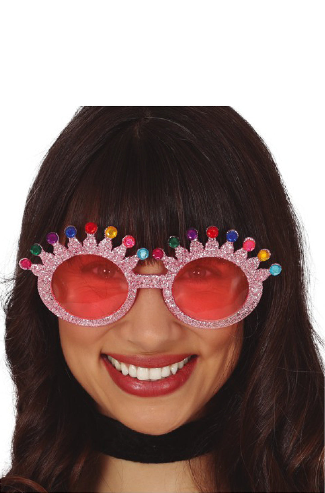 Pink Glitter Glasses.