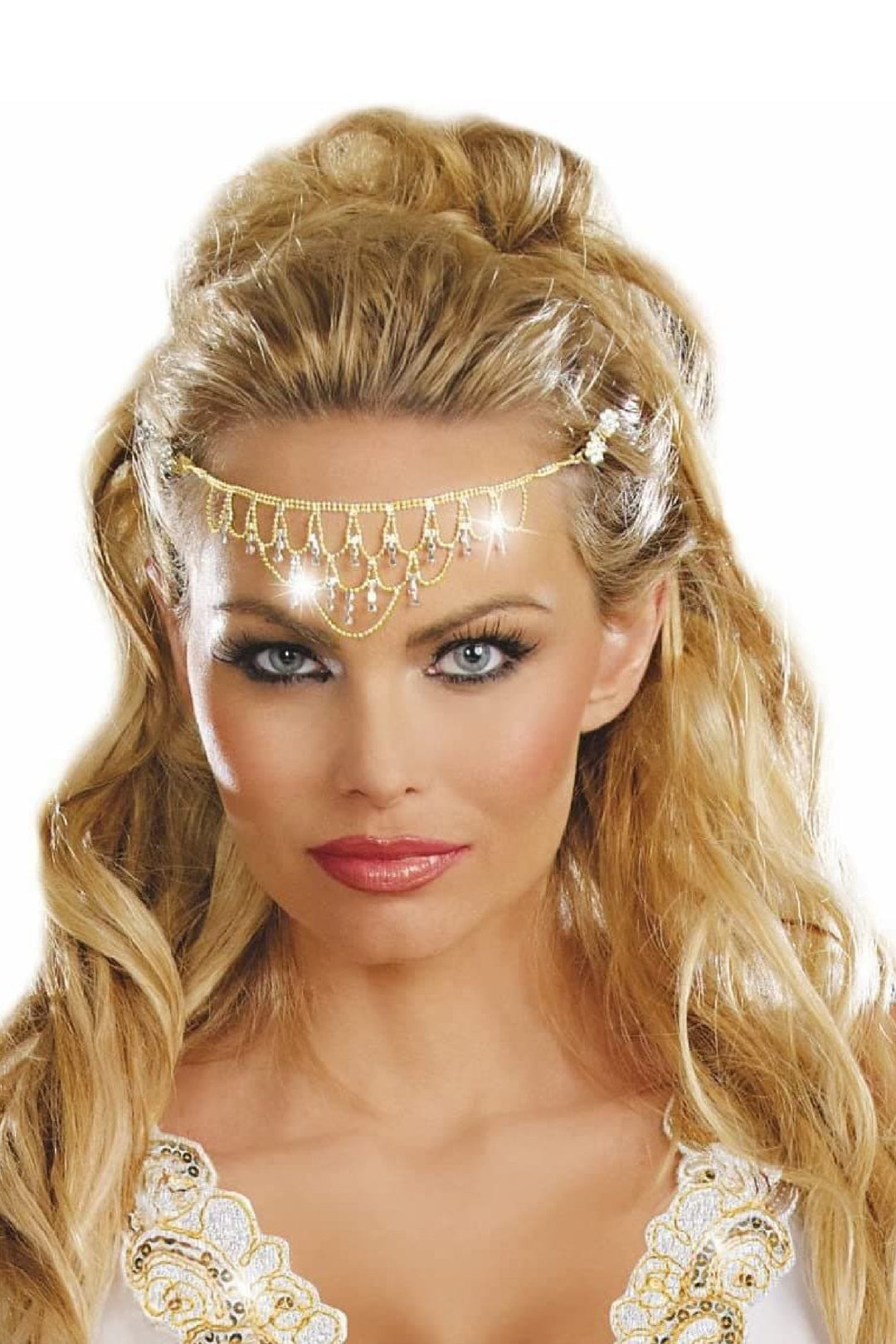 Glittering Rhinestone Headpiece - PartyExperts