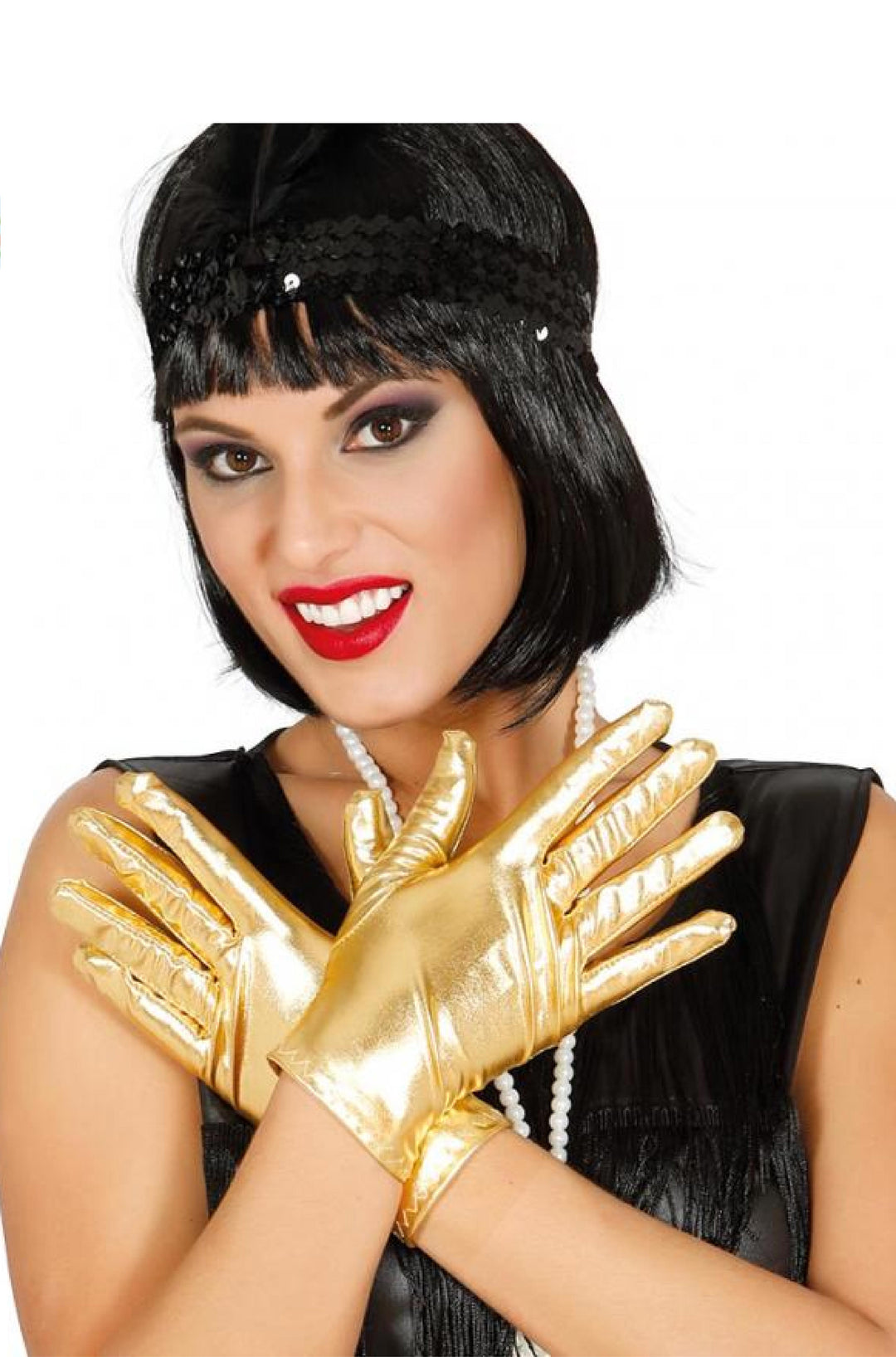 GOLD GLOVES ØŒ 22 CM - PartyExperts