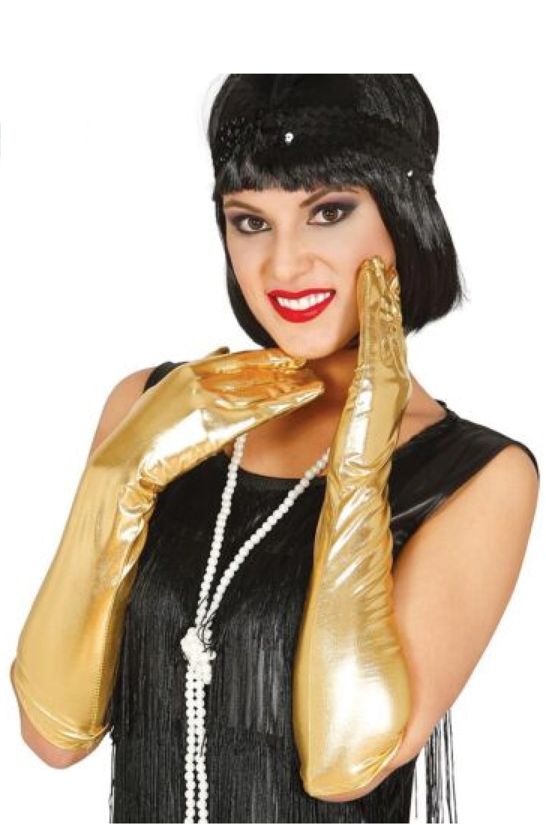 GOLD GLOVES , 44 CM - PartyExperts