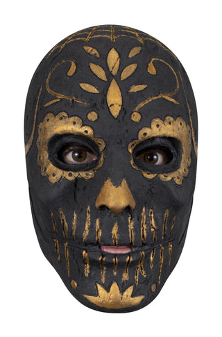 Golden Carving Catrina Mask.