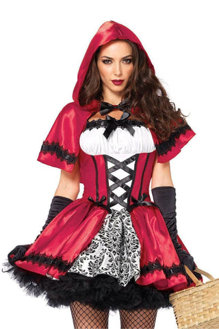 Gothic Red Riding Hood Costume - PartyExperts