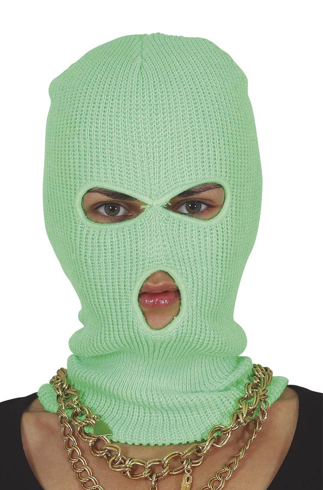 GREEN NEON HOOD - PartyExperts