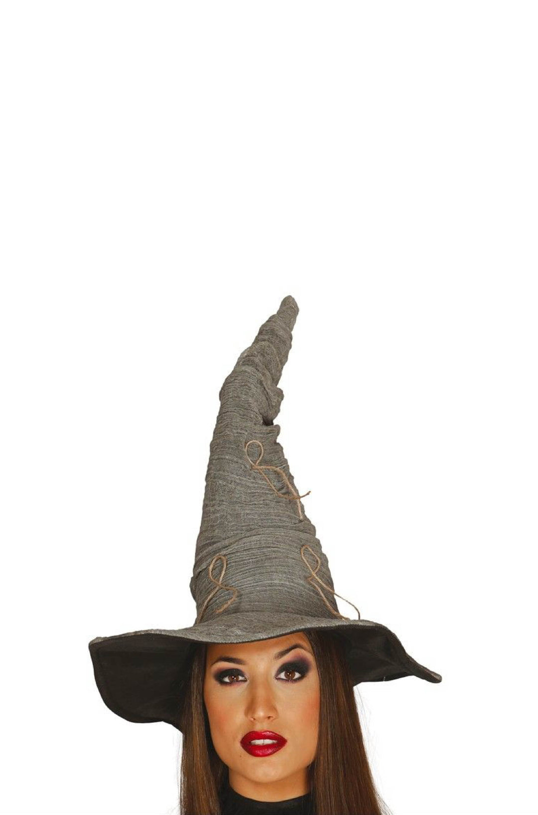 Grey Witch Hat.