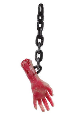 HAND WITH CHAIN HANGING 40 CMS - PartyExperts