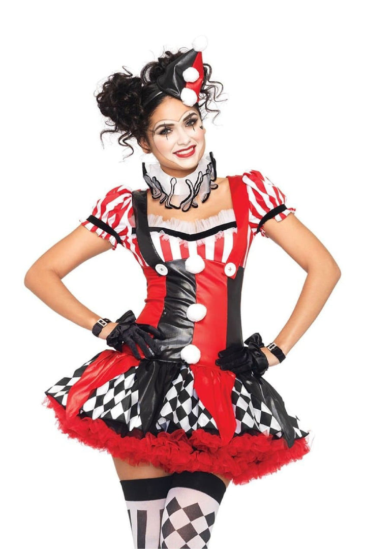 Harlequin Clown Costume - PartyExperts