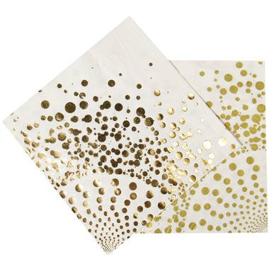 HBD Luxury Gold Napkins - PartyExperts